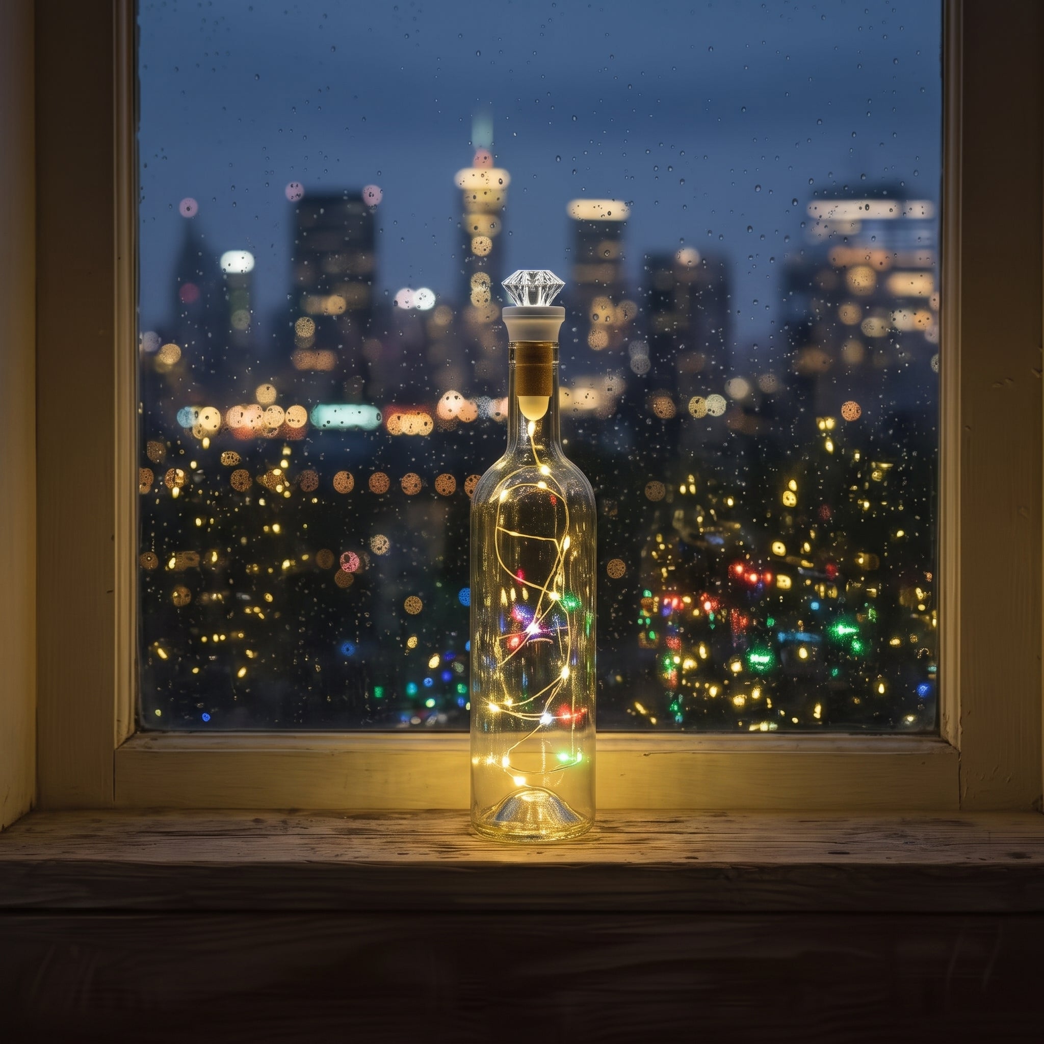 Diamond Crown Bottle Light Cork — 6-Pack Party Set