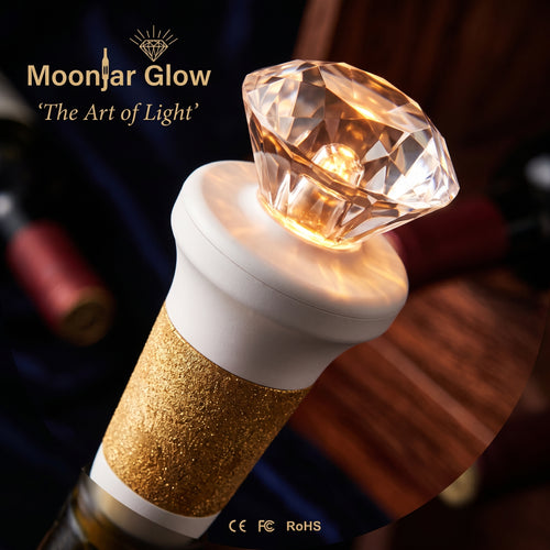Diamond Crown Bottle Light Cork — 6-Pack Party Set