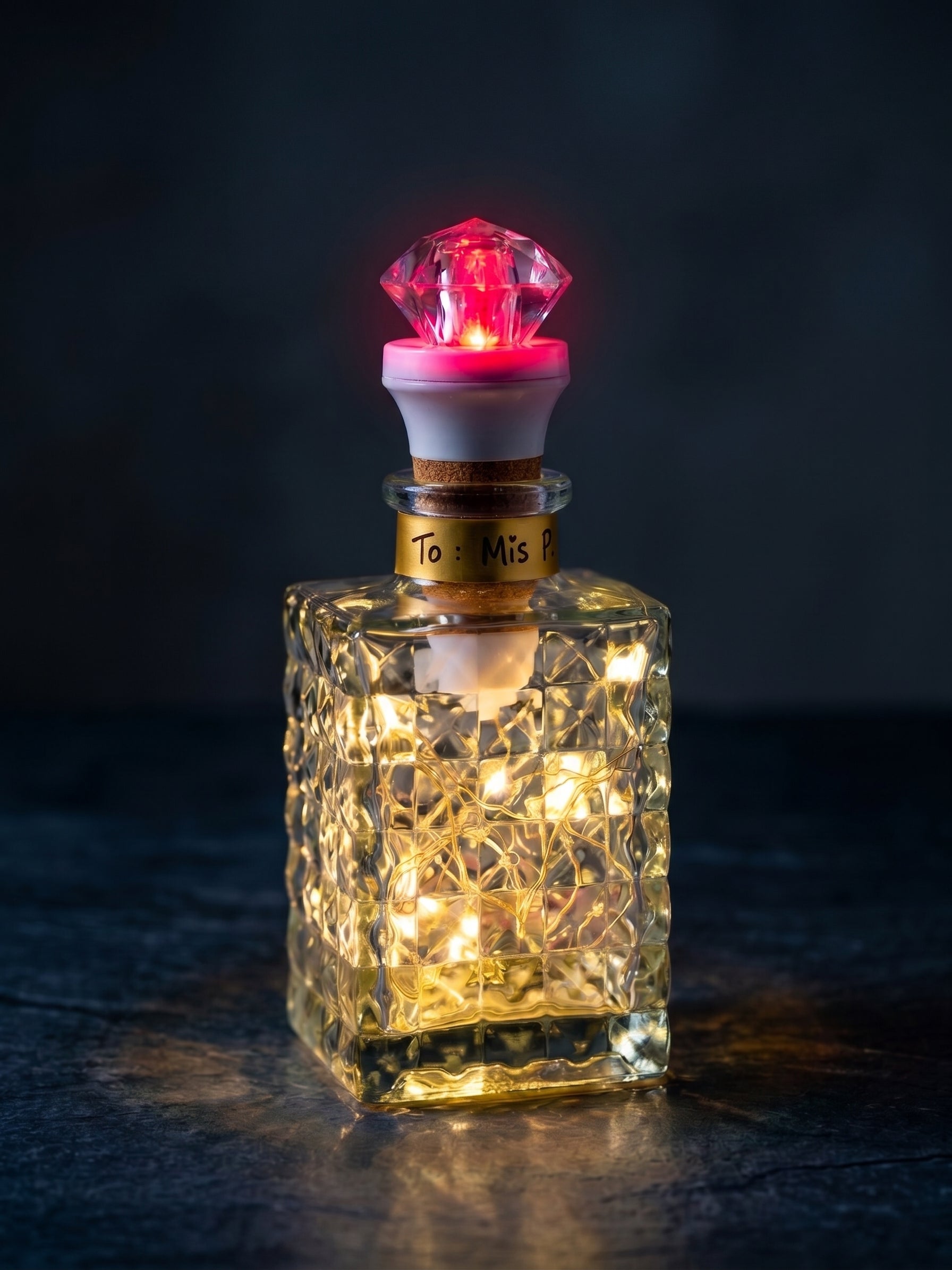Diamond Crown Bottle Light Cork — 6-Pack Party Set